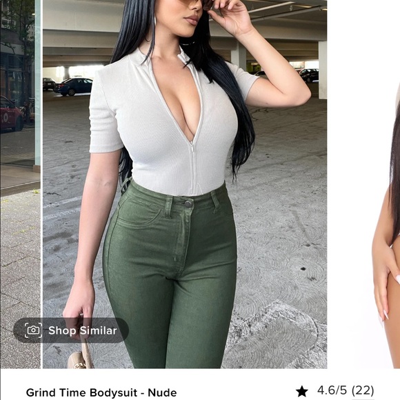 Fashion Nova Tops - Fashion Nova Grind Time Bodysuit NWT